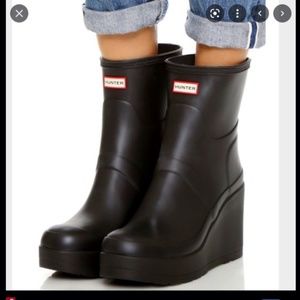 Hunter Wedge Rain Boots❤️
